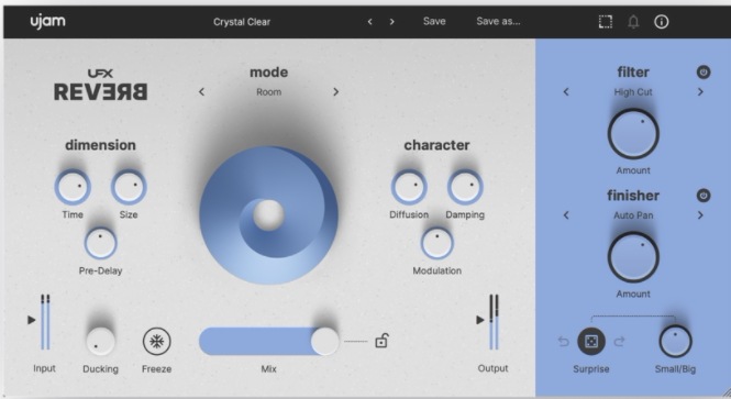 アルゴリズムリバーブプラグイン UJAM UFX Reverb v1.0.0 WiN