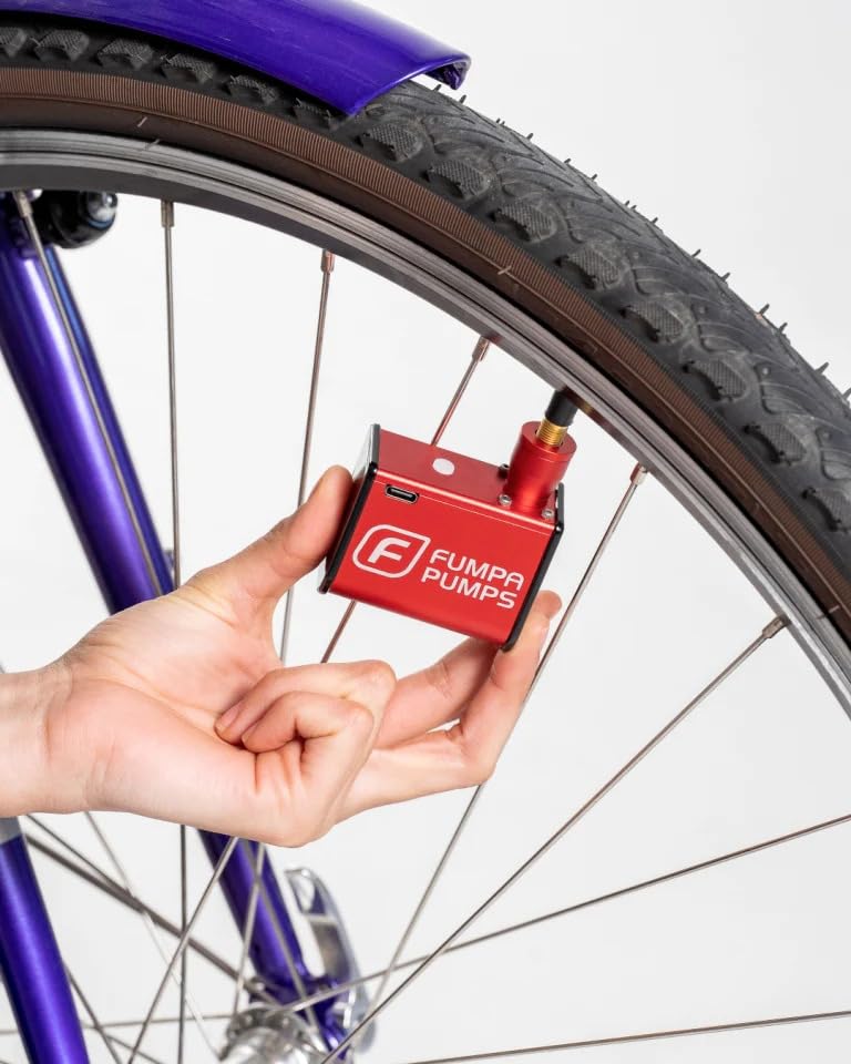 nanoFumpa　ナノファンパ バッテリー式　仏式米式バルブ対応　自転車用小型携帯空気入れ　オーストラリア製