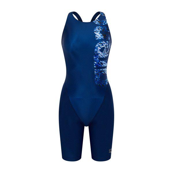 女性カリドラ4部丈半身レーサーバック (A5FL1PL52_NVY)