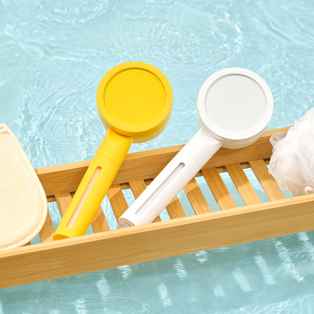 ホワイト 水圧上昇 フィルター シャワーヘッド 4,920円