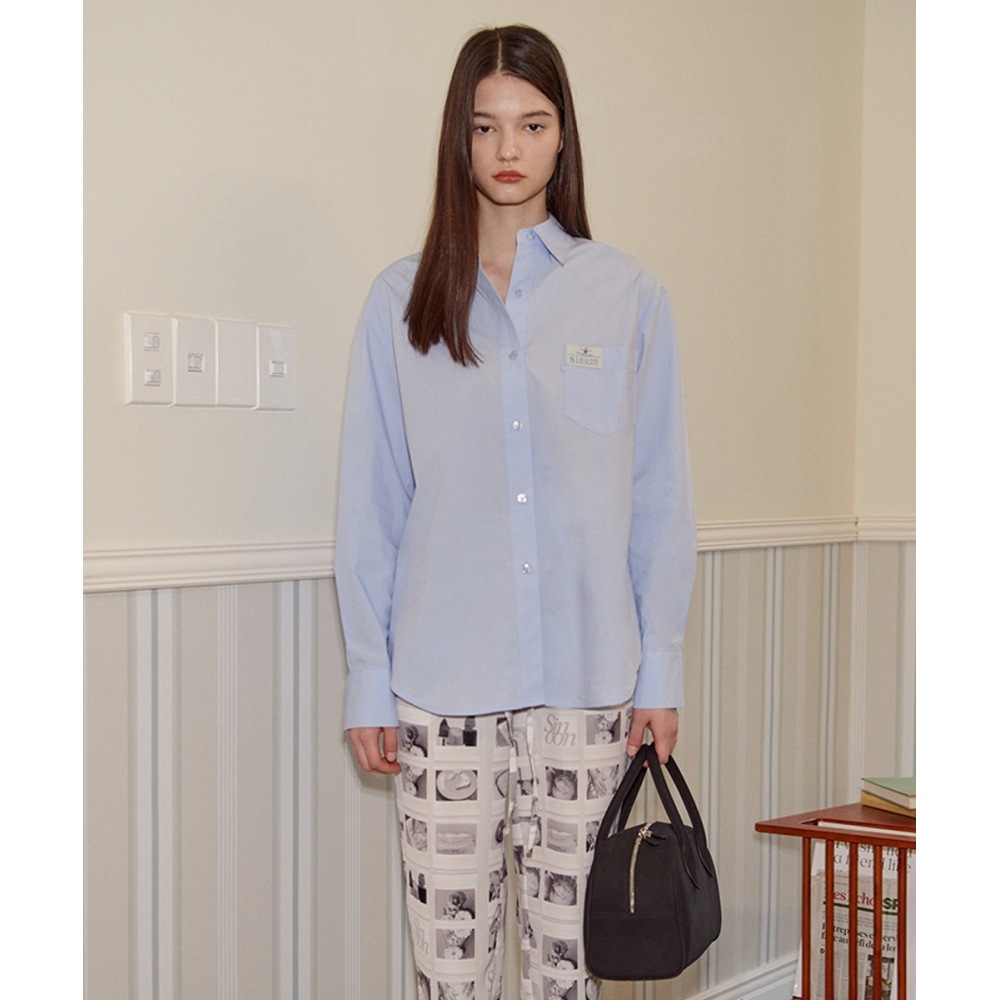 シヌーンクラシックコットンシャツ