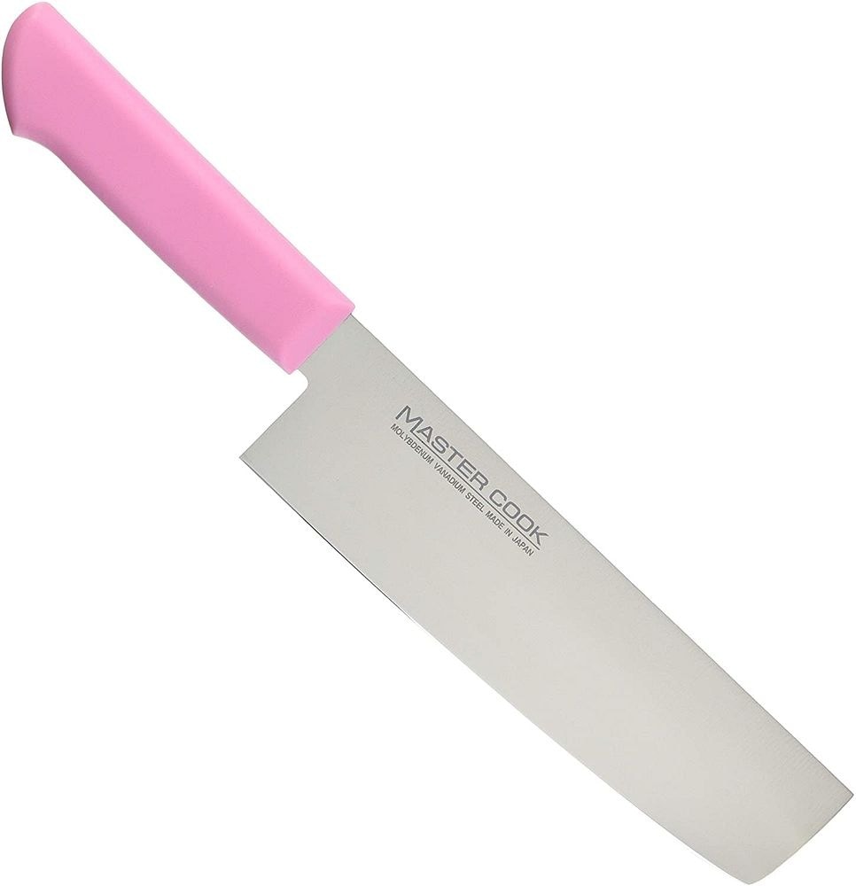 片岡製作所 マスターコック 抗菌カラー包丁 MCNK-180 菜切包丁 18cm ピンク