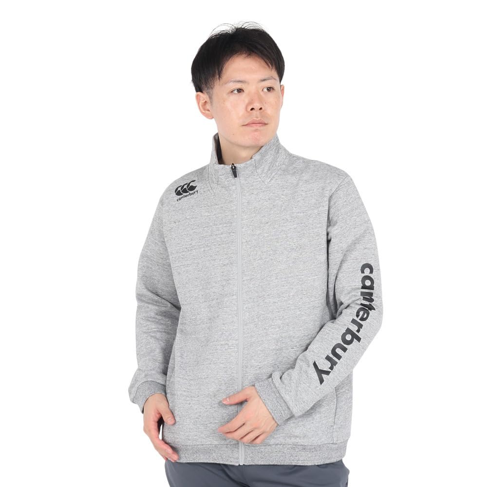 [カンタベリー] スウェット R+ FLEXWARM SWEAT TRACK JACKET メンズ 15_ミディアムグレー M