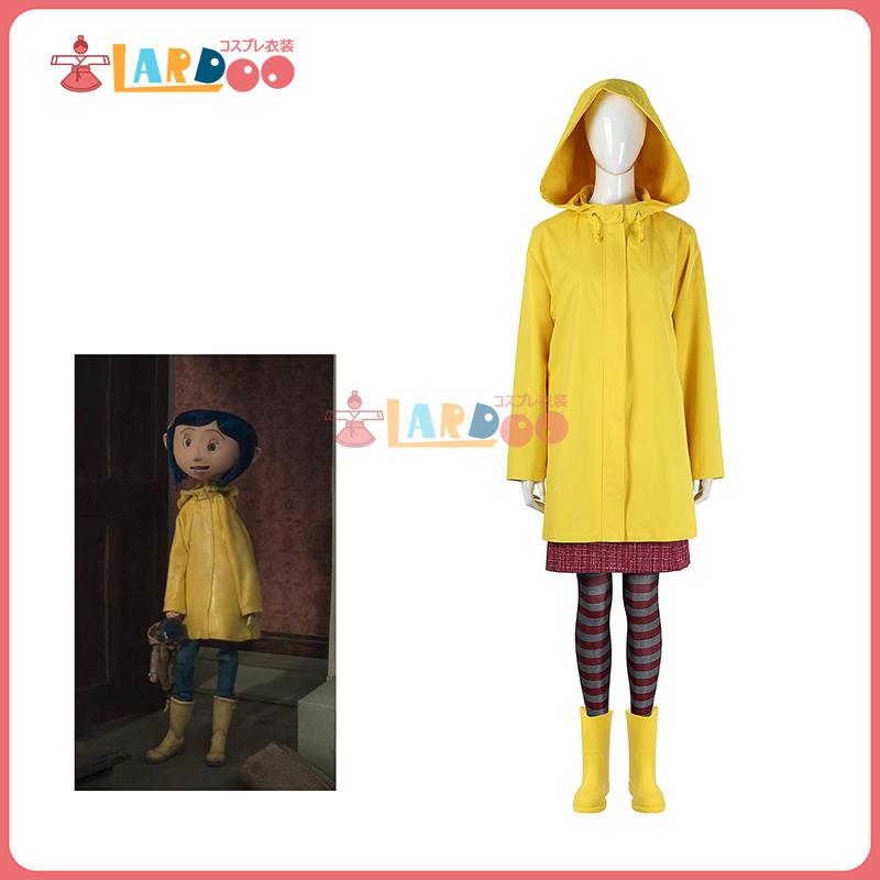 【工場直販 品質保証】 コララインとボタンの魔女 Coraline & the Secret Door Caroline コスプレ衣装/靴 コスチューム