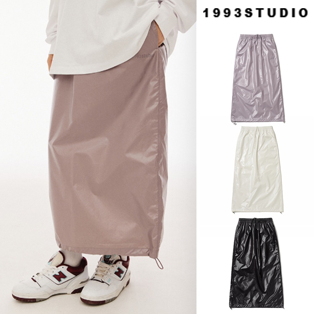 [1993studio] Glossy String Long Skirt
