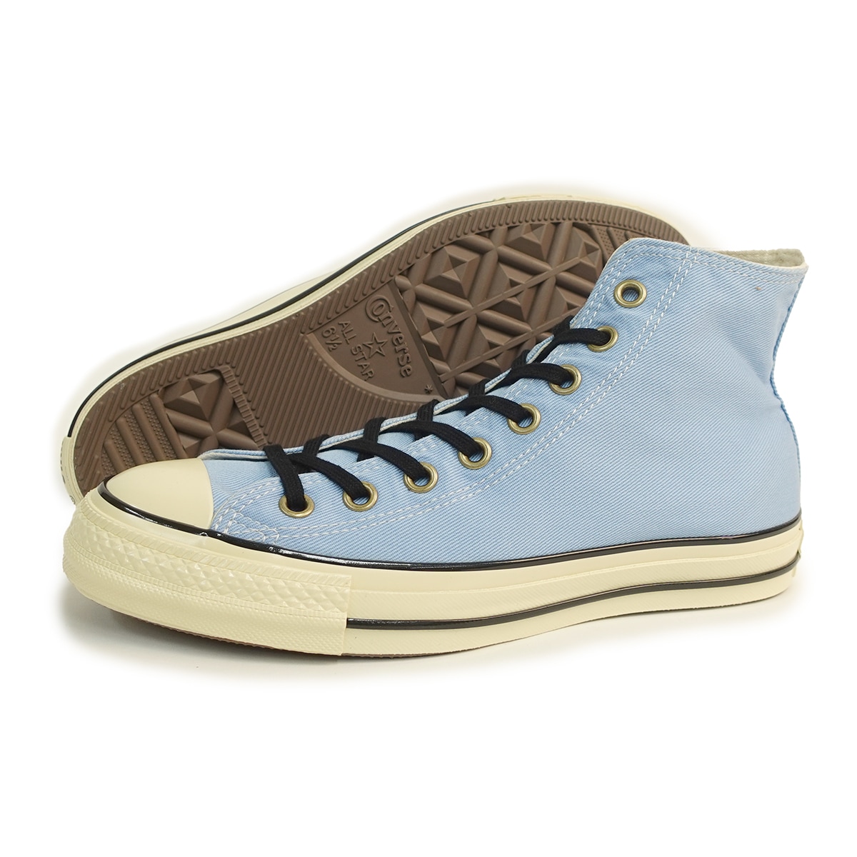 スニーカー ハイカット メンズ レディース オールスター US エイジドワーク HI ライトブルー ALL STAR US AGEDWORK HI