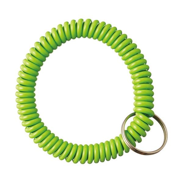 （まとめ） ティティメディカル キーリング 黄緑1個 [x30セット]