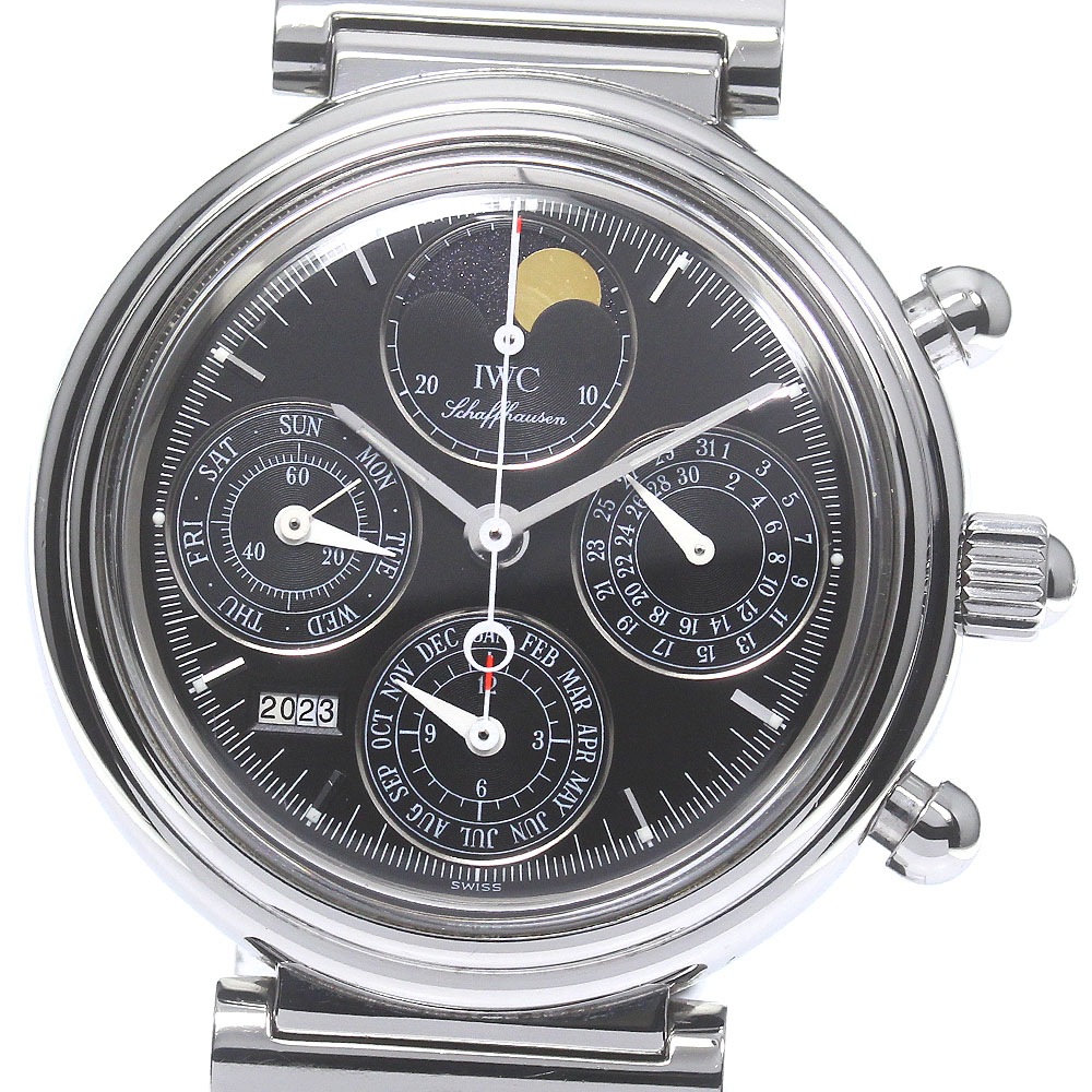 訳あり IWC IWC SCHAFFHAUSEN IW375030 ダヴィンチ パーペチュアルカレンダー クロノグラフ 自動巻き メンズ _780236【中古】 450,280円