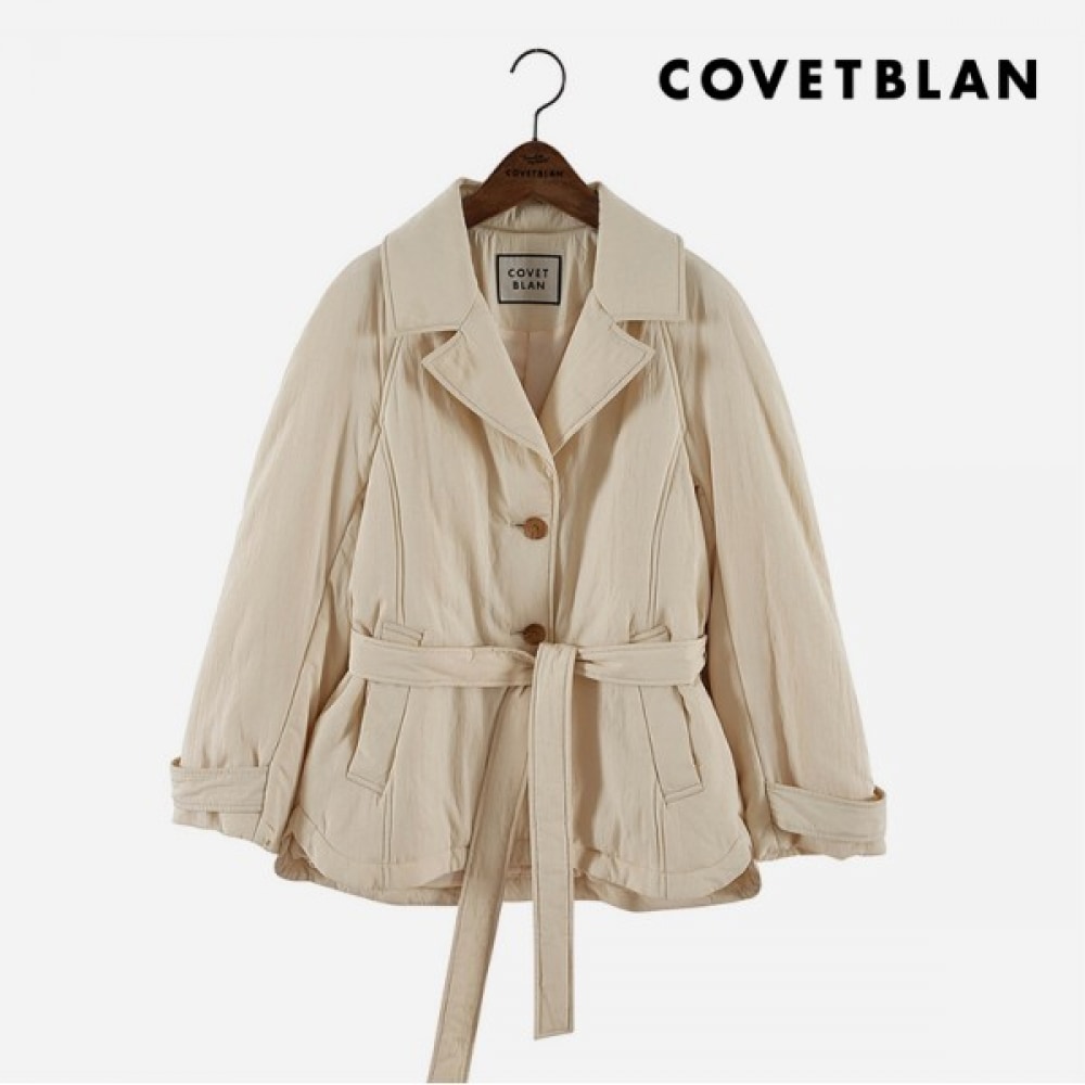 (コルベットブラン) テーラードカラーパッド入りジャンパー (V218MJP206W)