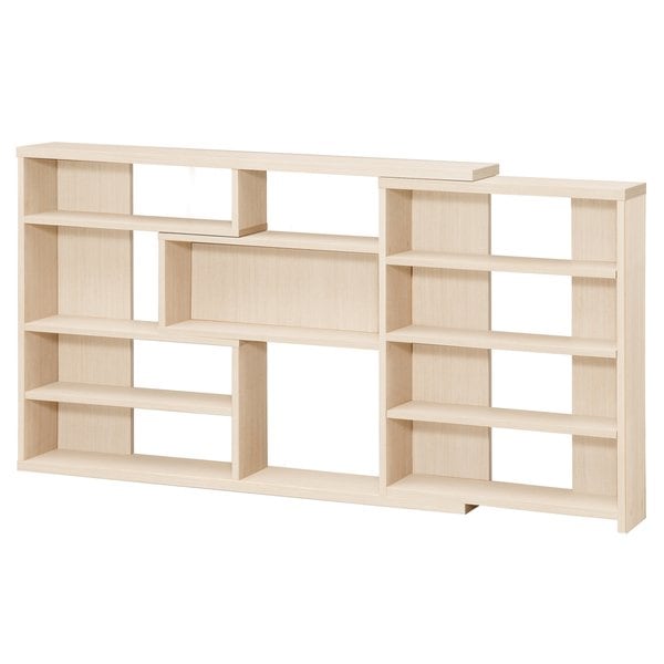 ラック スライドラック 日本製 伸縮 ライトナチュラル 幅155 高さ80 奥行20 カウンター下収