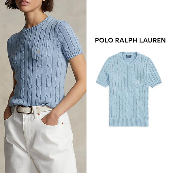 Qoo10] Ralph Lauren ポロラルフローレン 半袖 ニットTシャツ
