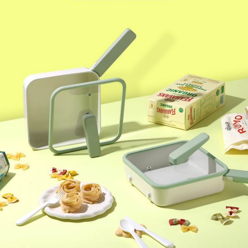 [NEDFLAM] 使いやすいマルチ四角フライパン(フタ付き) / マーベルコート付かず洗いやすいオール熱源フライパン 6,785円