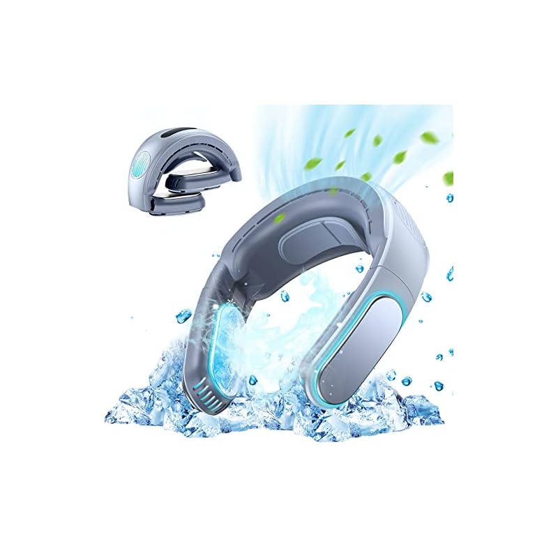 1S急速冷却ネッククーラー 羽なし折畳み式首掛け扇風機 ARZER 最大18時間 最大-15℃ 静音 11,469円