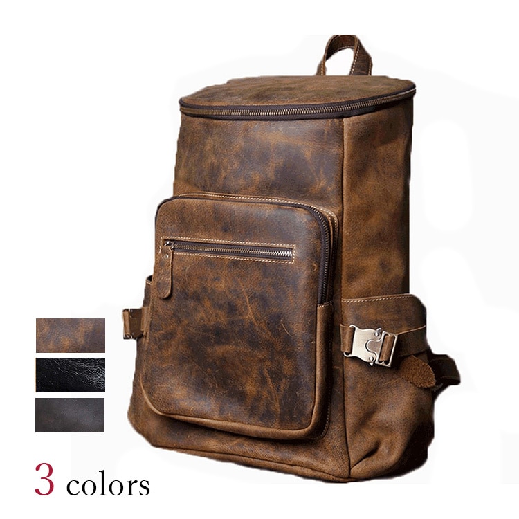 リュック メンズ おしゃれ 本革 牛革 レザー ビジネスリュック ビジネスバッグ a4 出張 大容量 大きめ ビジネス バックパック 本革リュック オリジナル 男性用