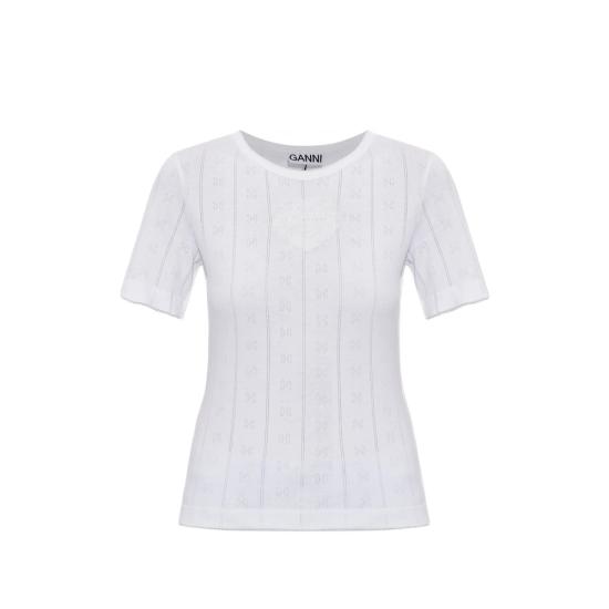 GANNI Women Tops A1050090 151 WHITE