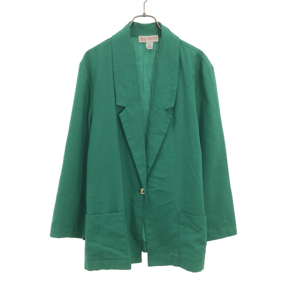 ブロックアイランド テーラードジャケット 16 グリーン BlockIsland PETITES レディース