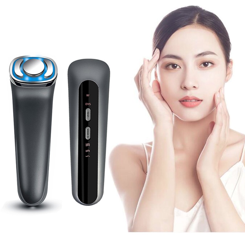 多機能RF美顔器 リフトアップ RF ラジオ波 EMS RF美顔器 LED マイクロ波振動 無線周波数 フェイスケア イオンケア 振動マッサージ 保湿 美肌 温熱ケア ハリ肌 充電式 日本語の説明書