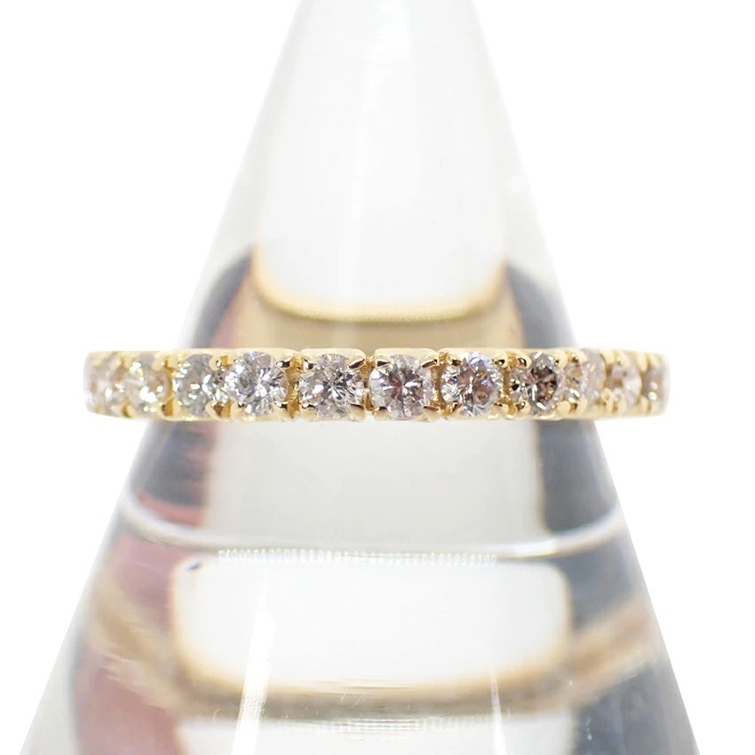 【中古】K18 ダイヤモンド/1.00ct フルエタニティ リング 12.5号[g348-22］ 58,626円