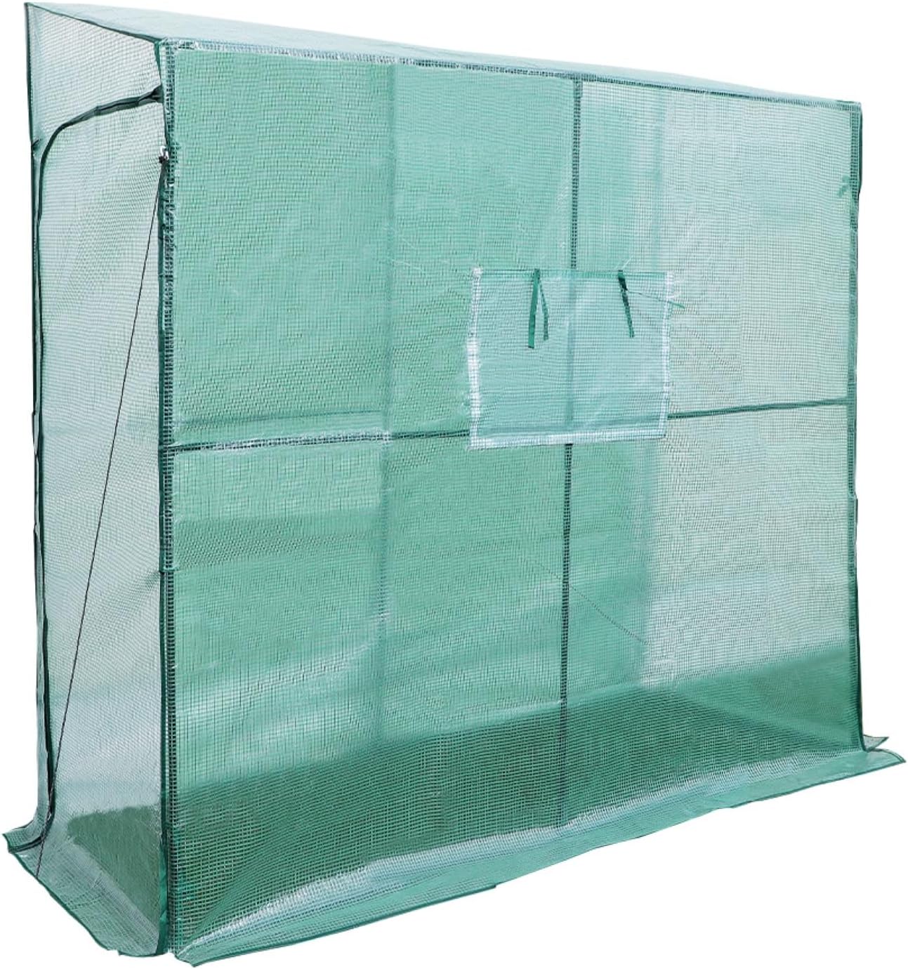 ビニールハウス 幅200×奥行78×高さ200cm ストックヤード型 ビニールハウス ストックヤード 温室 防寒 家庭用 家庭菜園 園芸用 ガーデニング 虫よけ