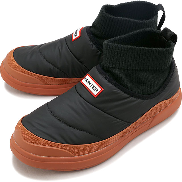 インアウト パファー ニッティド カフブーツ [MFS9002REN-BRC] CUFF BOOT メンズ 靴 スリッポン ウィンターブーツ 撥水 BLACK/RYTHMIC-CLAY