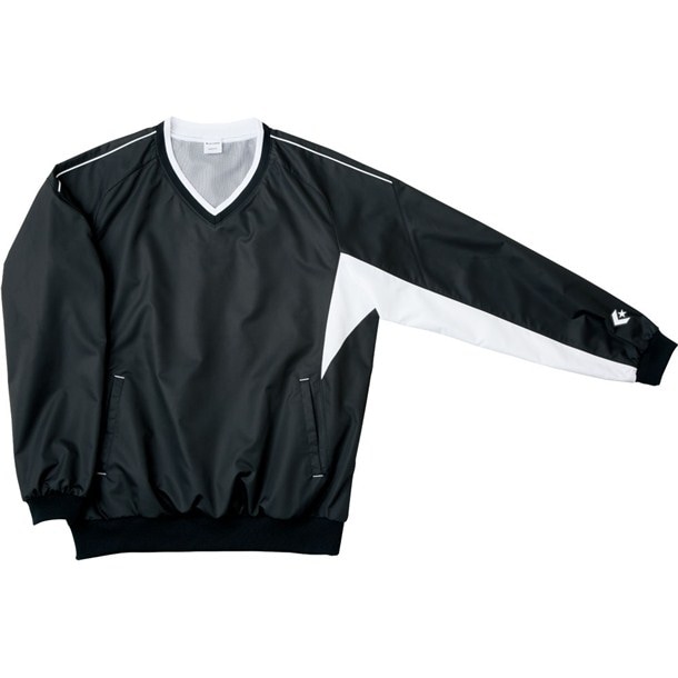 6F Vネックウォームアップジャケット バスケットスタッフウォームJKT (cb162508s-1911)