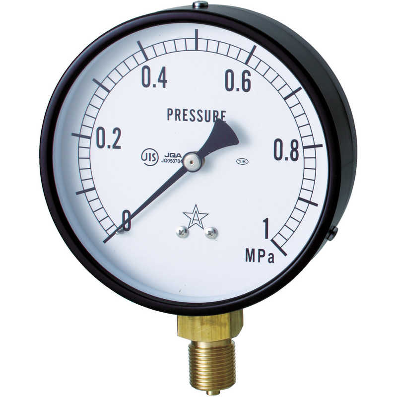 右下精器製造　一般圧力計　G411211M0.16MP