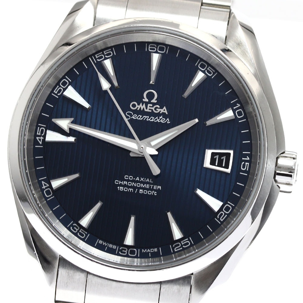 オメガ OMEGA 231.10.42.21.03.001 シーマスター アクアテラ コーアクシャル 自動巻き メンズ 保証書付き_887155【中古】