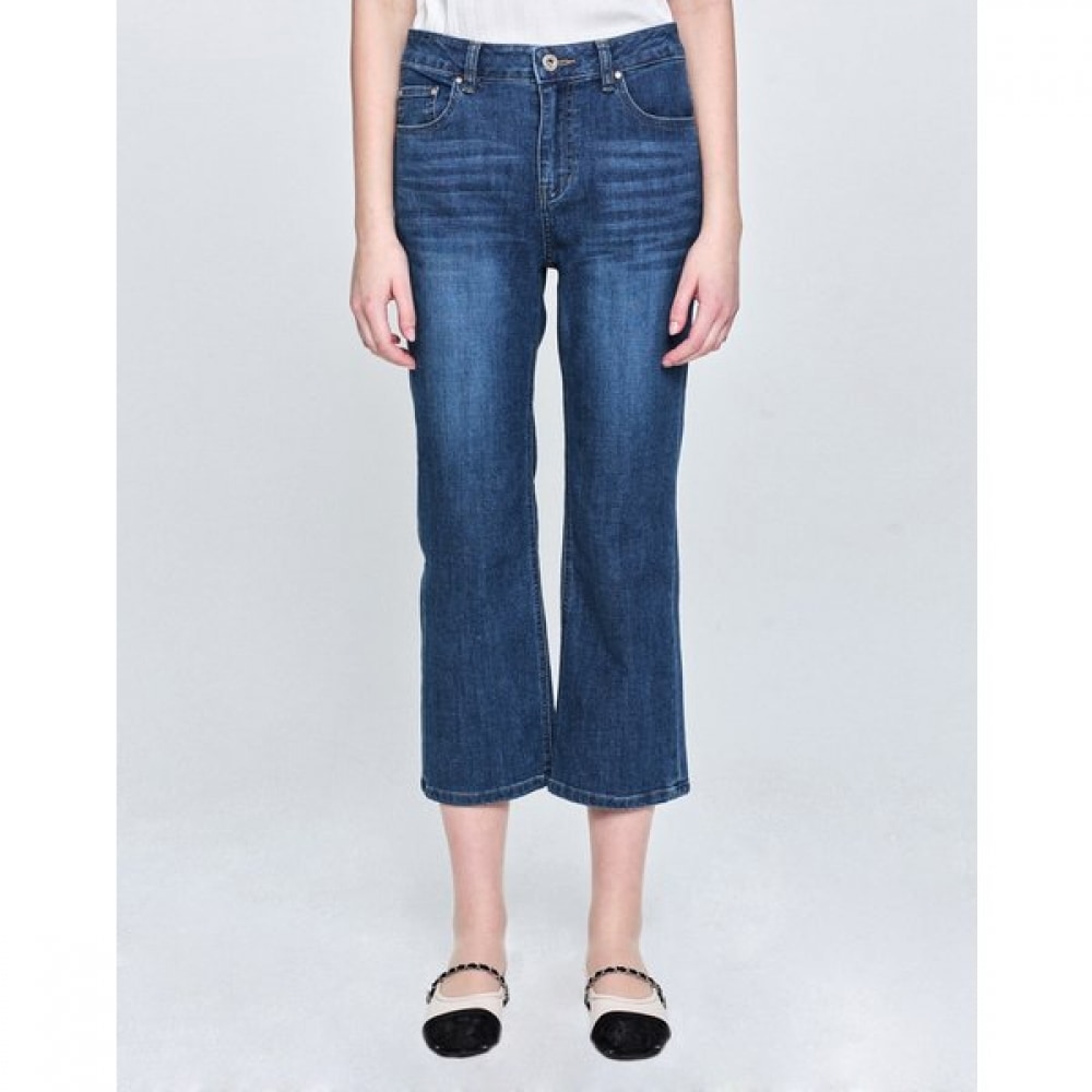 [25SS] [フレア] サマークロップドフレアフィットデニムパンツブルーHSPA5B382B2