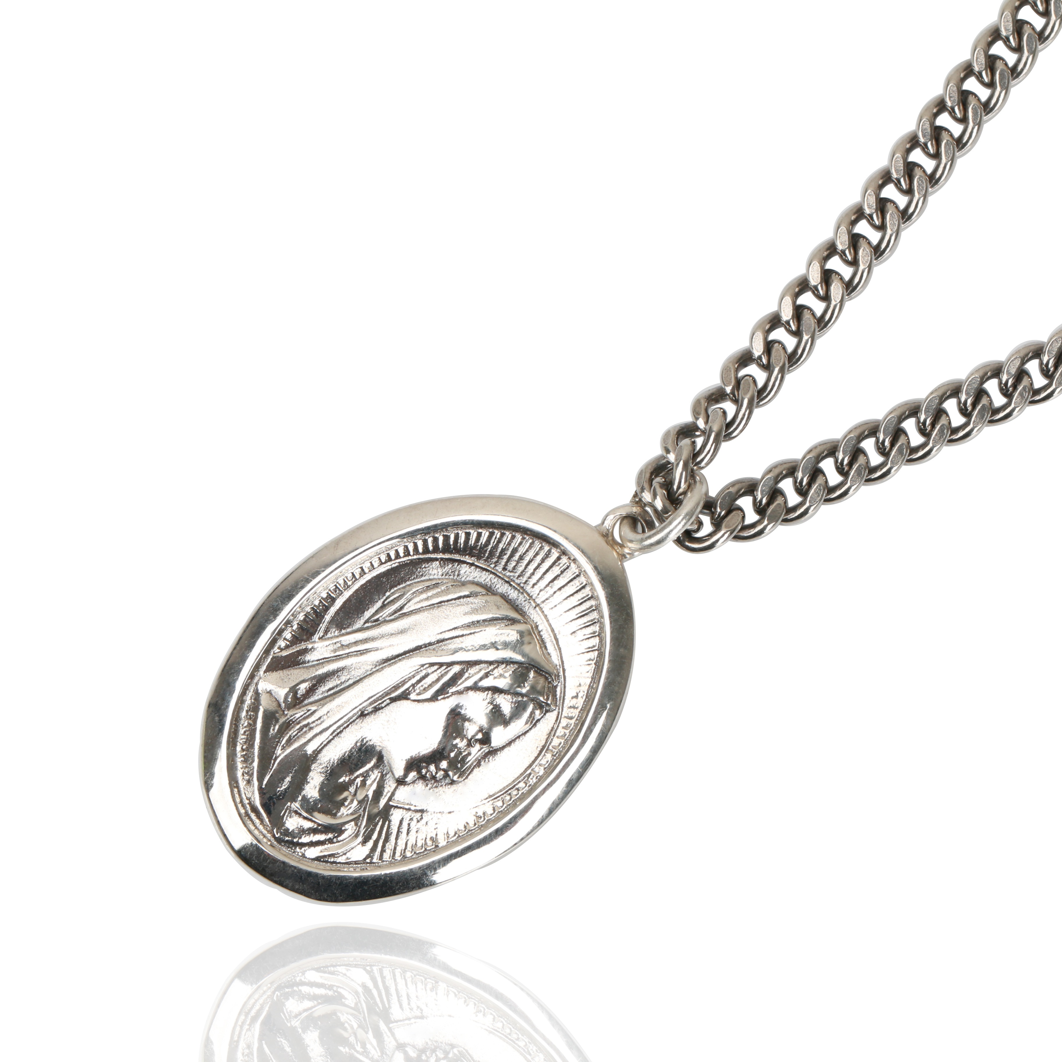 925 メダイネックレス マリア [ns095]