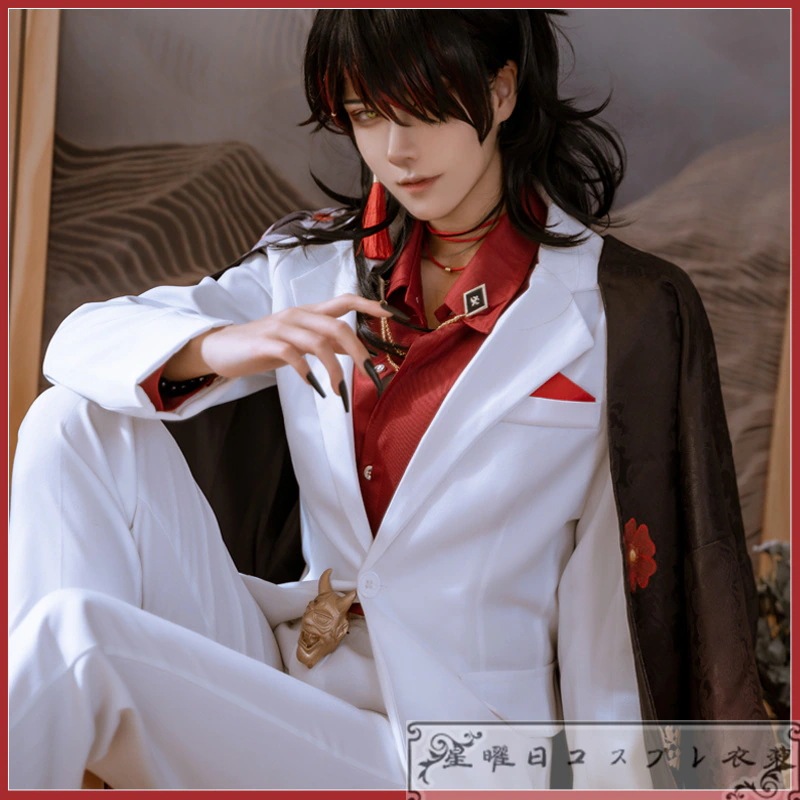 在庫品 VTuber バーチャルライバー Vox Akuma ヴォックスアクマ コスプレ衣装 コスチューム ハロウィン 変装 仮装