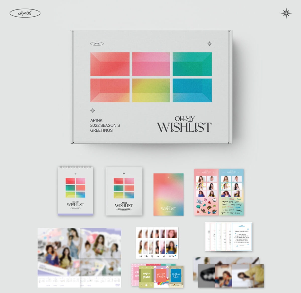 （SEASONS GREETINGS新商品）Apink（Apink）2022シーズングリーティングOH MY WISHLIST