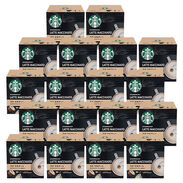 ネスカフェ ドルチェグスト 専用カプセル スターバックス ラテマキアート 18箱【4営業日以内に出荷】ネスレ ネスカフェ コーヒー ホットコーヒー スタバ