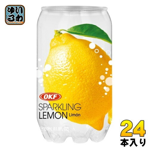 OKF クリアスパークリング レモン 350ml クリア缶 24本入 4,868円