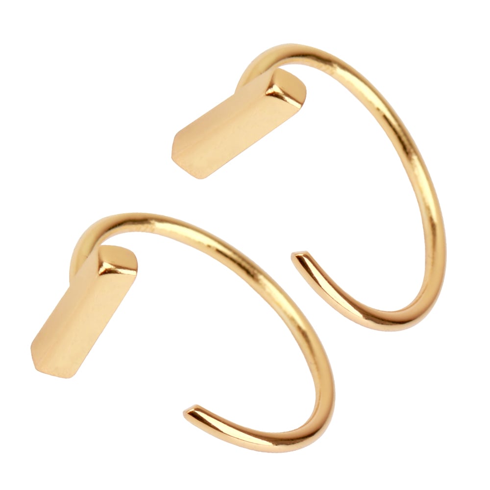 925 フープピアス バーベル [ce088]