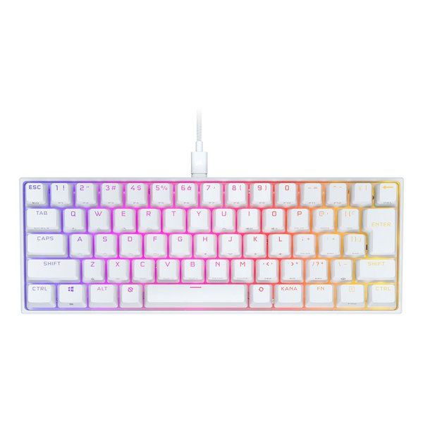 キーボード K65 RGB MINI CherryMX SPEED White 日本レイアウト CH-9194114-JP