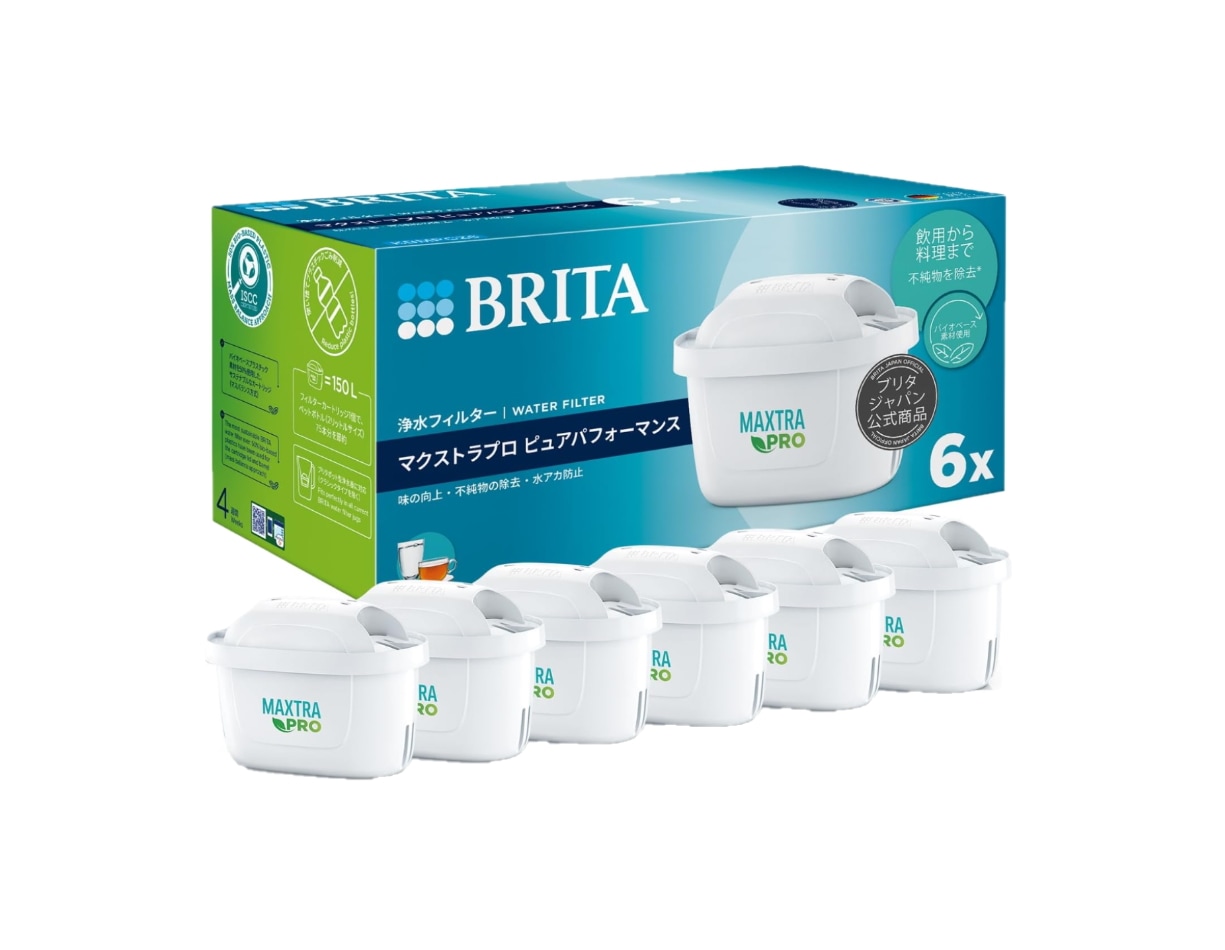 ブリタ カートリッジ 交換用 浄水器 マクストラ プロ ピュアパフォーマンス 6個入り 【日本正規品】