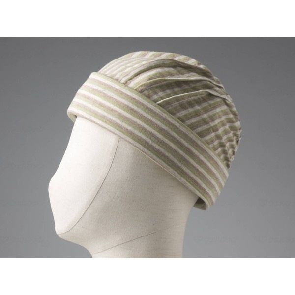 特殊衣料 アボネットホームピンタックN ストライプグリーン 5961 2028 メーカー直送