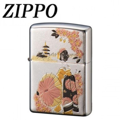ZIPPO 電鋳板 舞妓