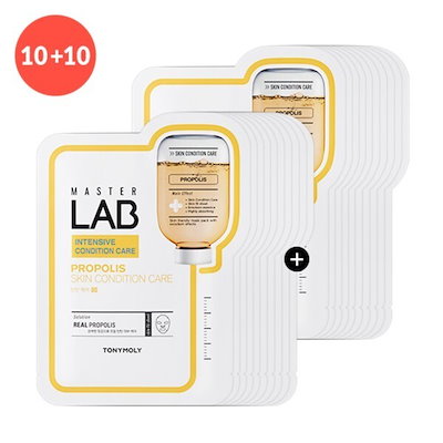 TONYMOLY MASTER LAB PROPOLIS シートマスク TONYMOLY Master Lab Mask Sheet 19g x 6pcs Propolis Skin Care Mask