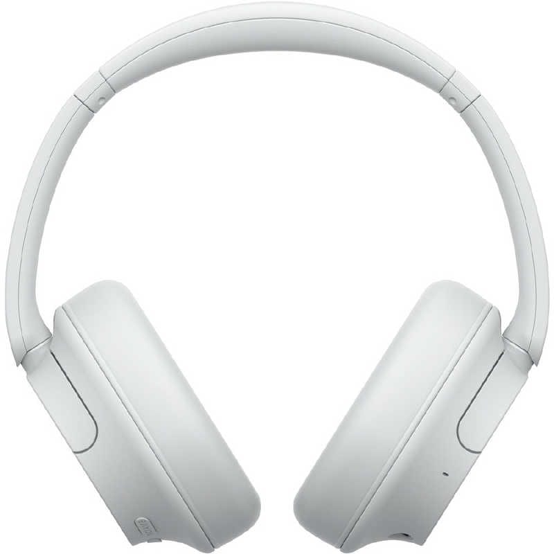 ソニー　SONY　ブルートゥースヘッドホン ホワイト［リモコン・マイク対応 /Bluetooth /ノイズキャンセリング対応］　WH-CH720N WC