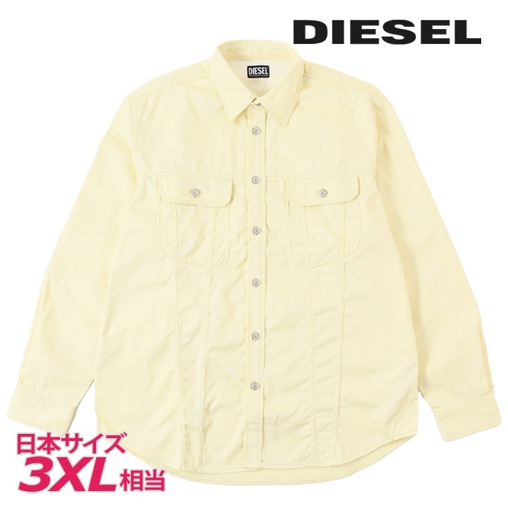 長袖シャツ メンズ S-EVAN フラップポケット フロントボタン die-m-t-f4-35c