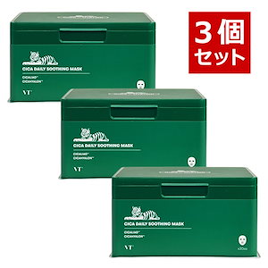 3個セット CICA デイリースージングマスク, 30枚 韓国コスメ 正規品