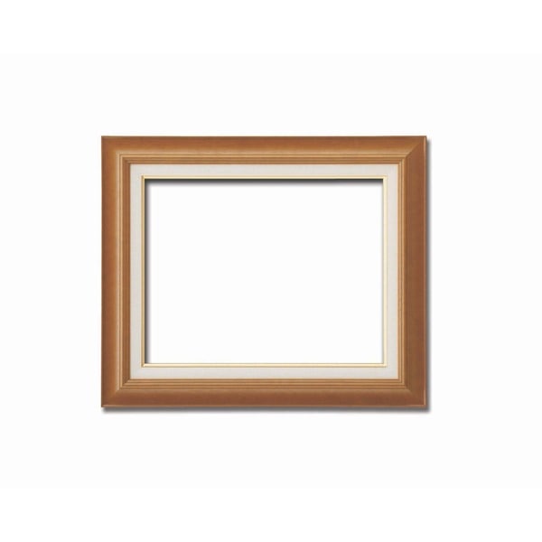 ( 油額 ) 油絵額 キャンバス額 木製油絵額 茶色油絵額 F10号 530×455mm チーク 額 額縁 フレーム