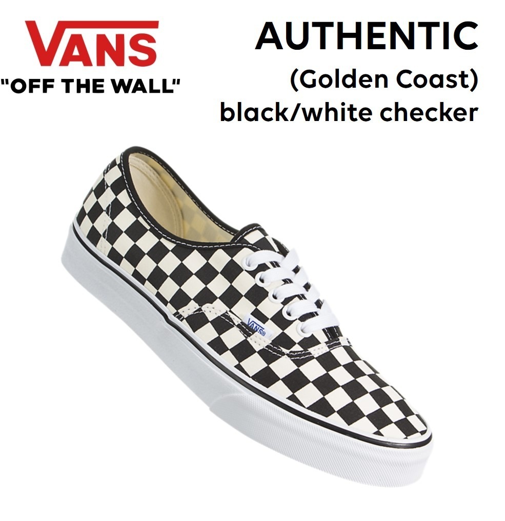 VANS スニーカー オーセンティック チェッカー メンズ レディース VN000W4NDI0