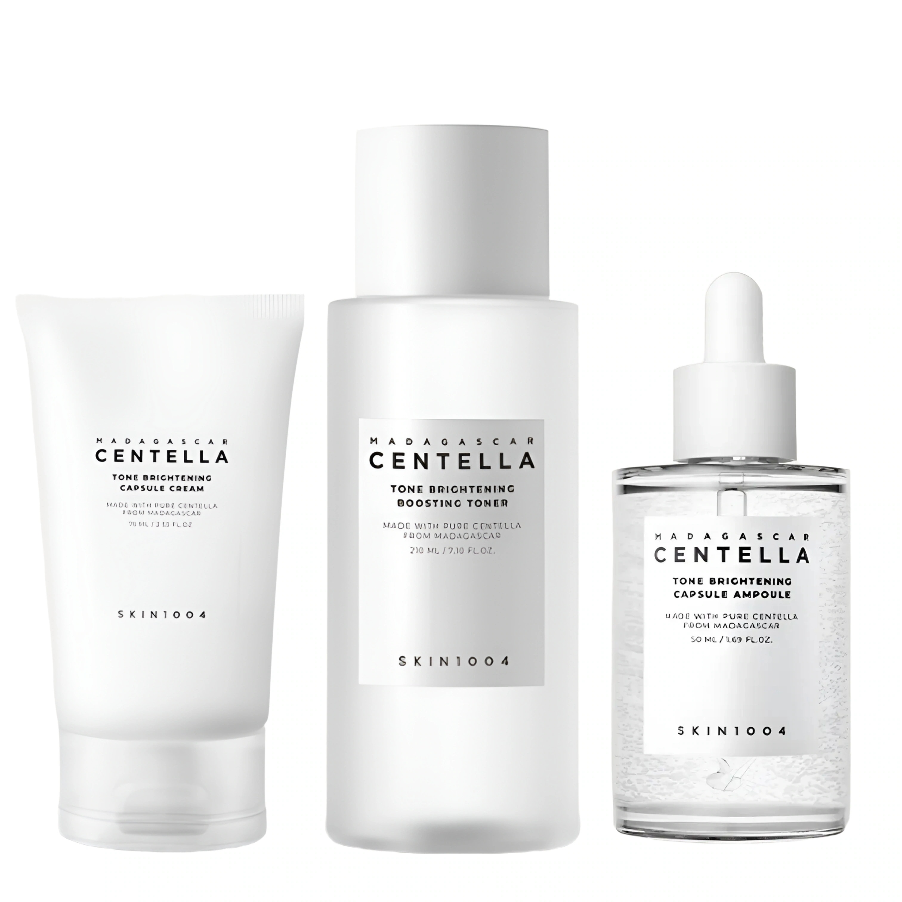 マダガスカル センテラ トーンブライトニング カプセルクリーム 75ml ＋ブースティングトナー 210ml ＋カプセルアンプル 50ml セット