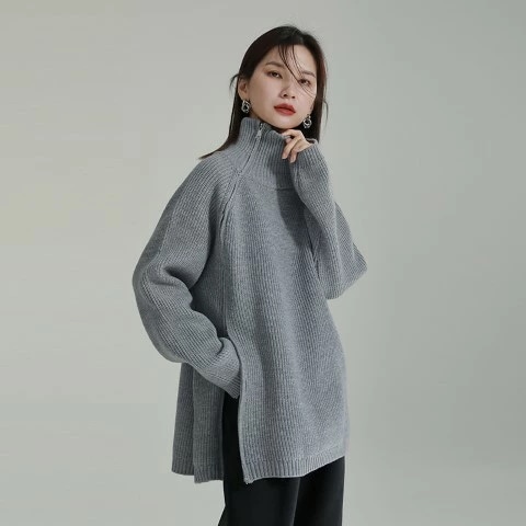 ニットトップス 長袖 シンプル カジュアル お出かけ大きいサイズ レディース きれいめ 半袖 七分袖 五分袖 無地 冬春 cut and sewn