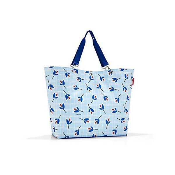 Reisenthel Canvas & Beach Tote Bag， Blue Leaves 並行輸入品 21,600円