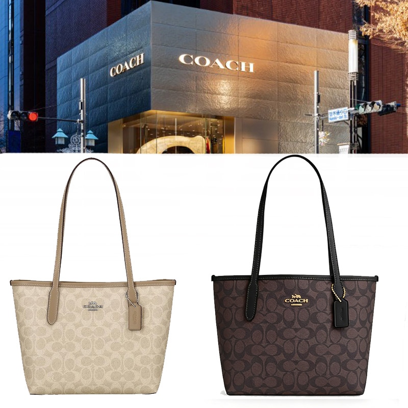 SMALL CITY TOTE IN SIGNATURE CANVAS CU759