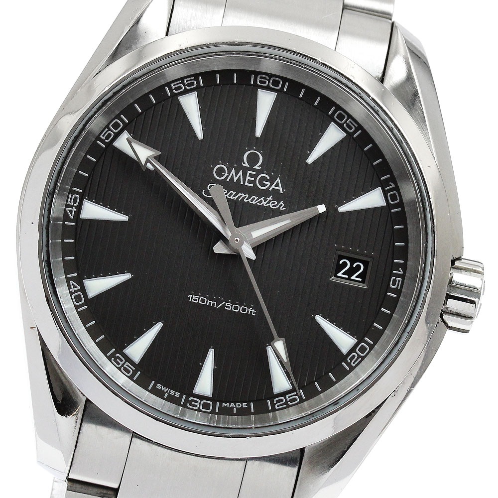 オメガ OMEGA 231.10.39.60.06.001 シーマスター アクアテラ 150M デイト クォーツ メンズ _888314【中古】