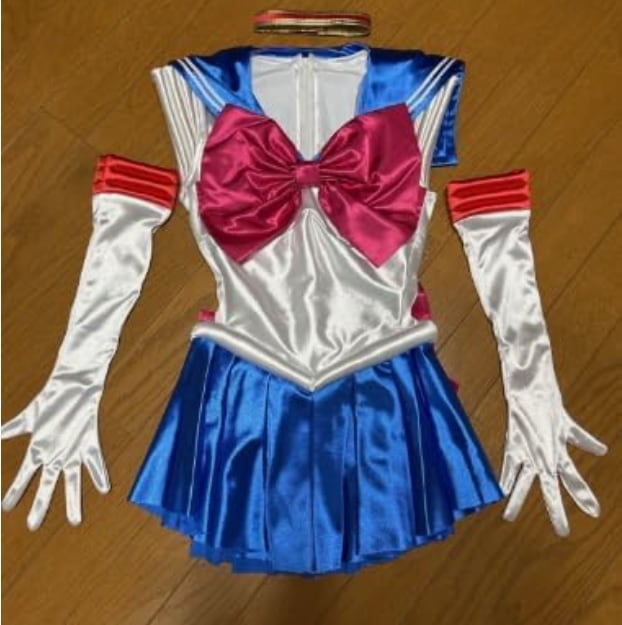 【AGOS】「ウィッグ靴追加可」セーラーヒロイン セーラームーン 超光沢 レオタードコスプレ衣装